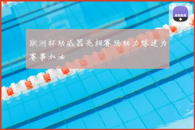 欧洲杯助威器亮相赛场助力球迷为赛事加油